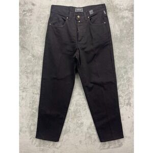 Versace‎ Men's Button Fly Jeans 36 (Real 32) Black Couture Made in Italy